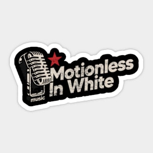 Motionless in White / Vintage Sticker